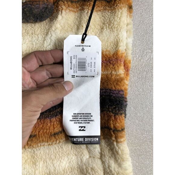 Billabong Adventure Division Fleece Pullover Sweatshirt Womens Size Large - Picture 5 of 7